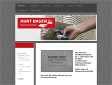 Tablet Screenshot of kurtbauer.net